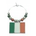 Irish Flag / Ireland Flag / Ireland Wine Glass Charm